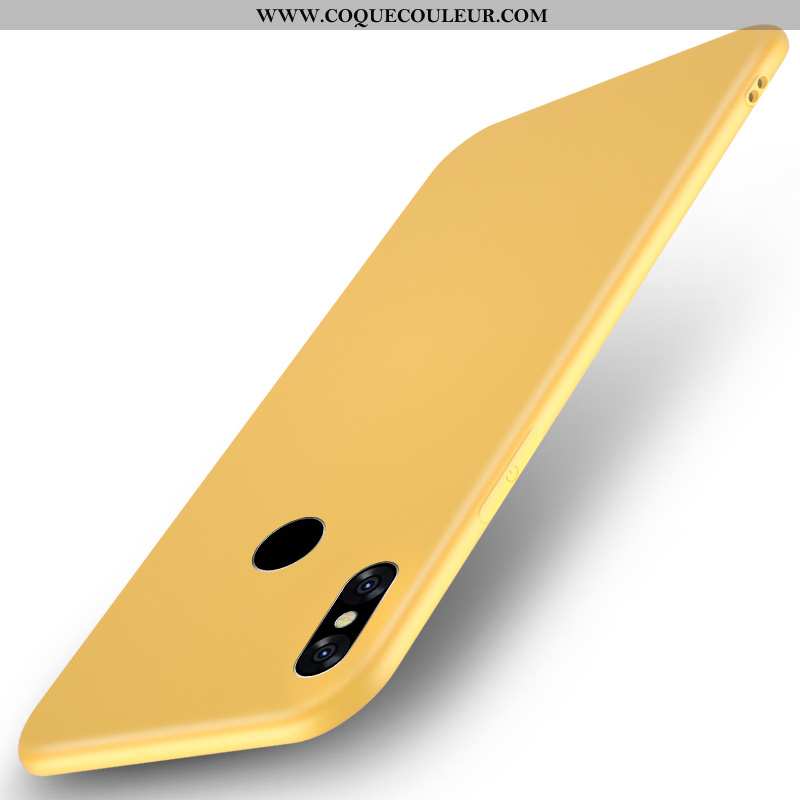 Étui Xiaomi Redmi Note 6 Pro Protection Pure Étui, Coque Xiaomi Redmi Note 6 Pro Personnalité Rouge 