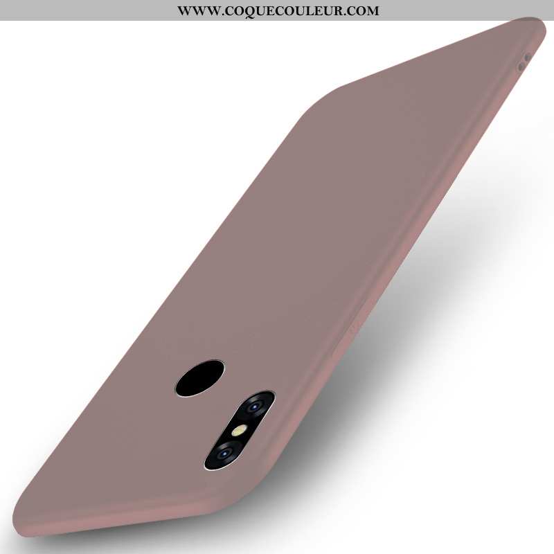 Étui Xiaomi Redmi Note 6 Pro Protection Pure Étui, Coque Xiaomi Redmi Note 6 Pro Personnalité Rouge 