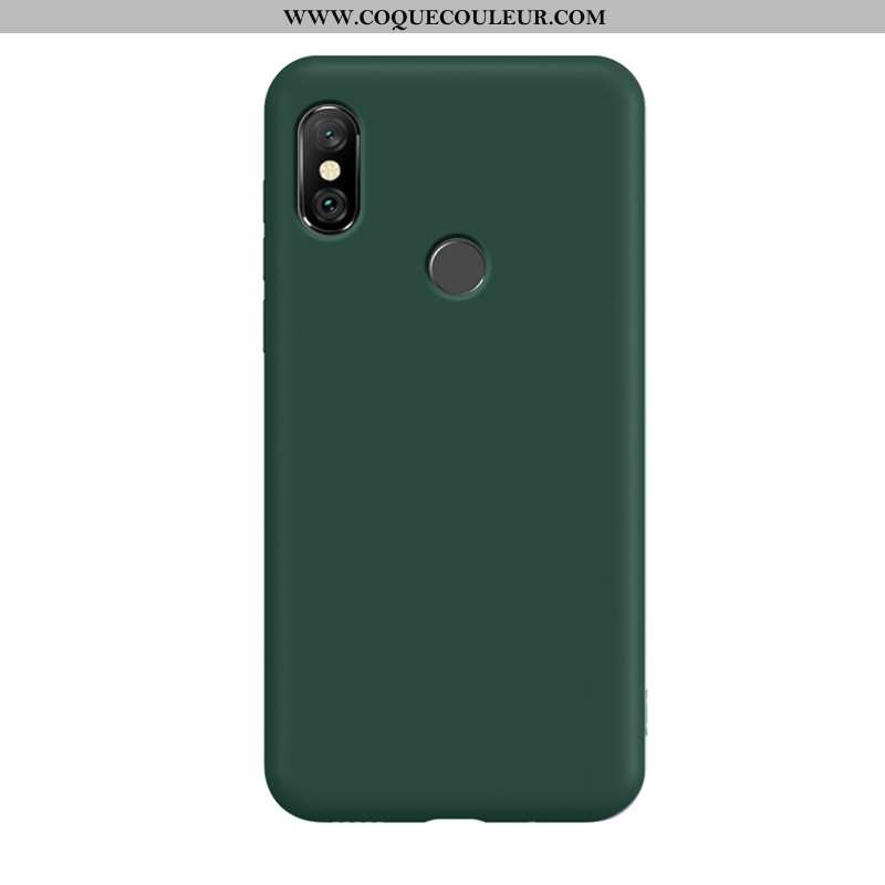 Étui Xiaomi Redmi Note 6 Pro Silicone Tempérer Téléphone Portable, Coque Xiaomi Redmi Note 6 Pro Per