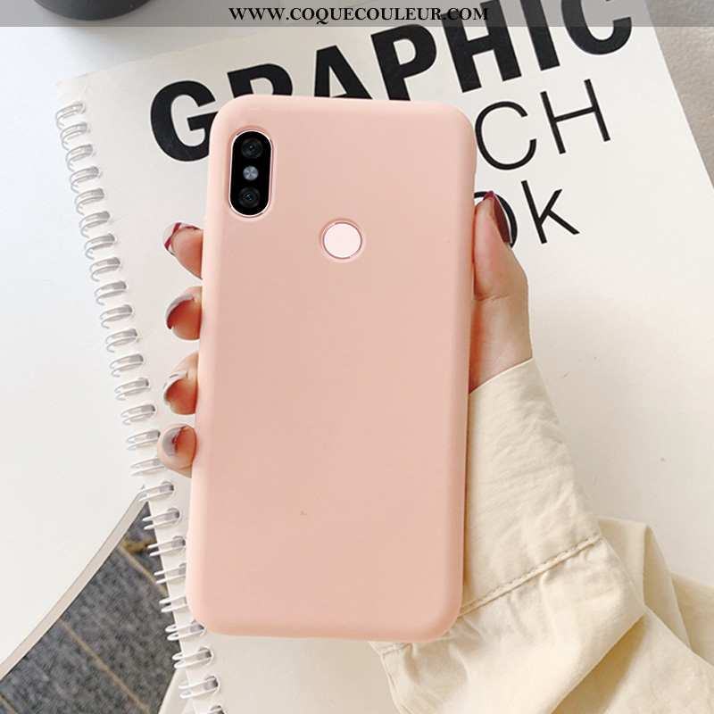 Étui Xiaomi Redmi Note 6 Pro Silicone Tempérer Téléphone Portable, Coque Xiaomi Redmi Note 6 Pro Per