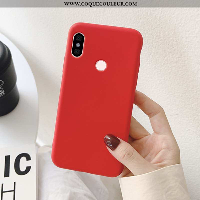 Étui Xiaomi Redmi Note 6 Pro Silicone Tempérer Téléphone Portable, Coque Xiaomi Redmi Note 6 Pro Per