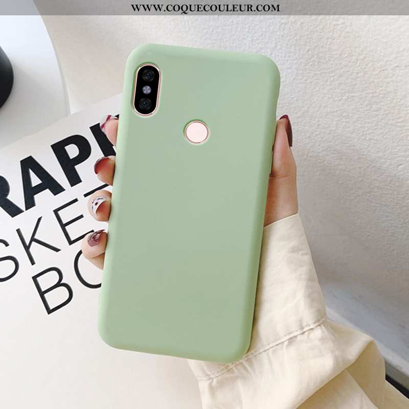 Étui Xiaomi Redmi Note 6 Pro Silicone Tempérer Téléphone Portable, Coque Xiaomi Redmi Note 6 Pro Per