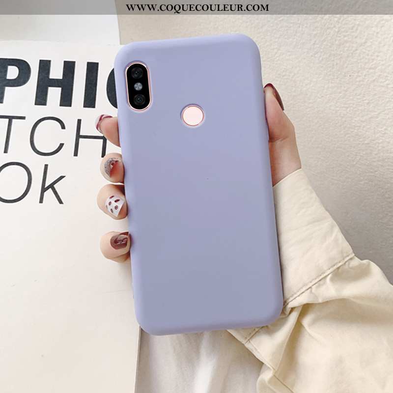 Étui Xiaomi Redmi Note 6 Pro Silicone Tempérer Téléphone Portable, Coque Xiaomi Redmi Note 6 Pro Per