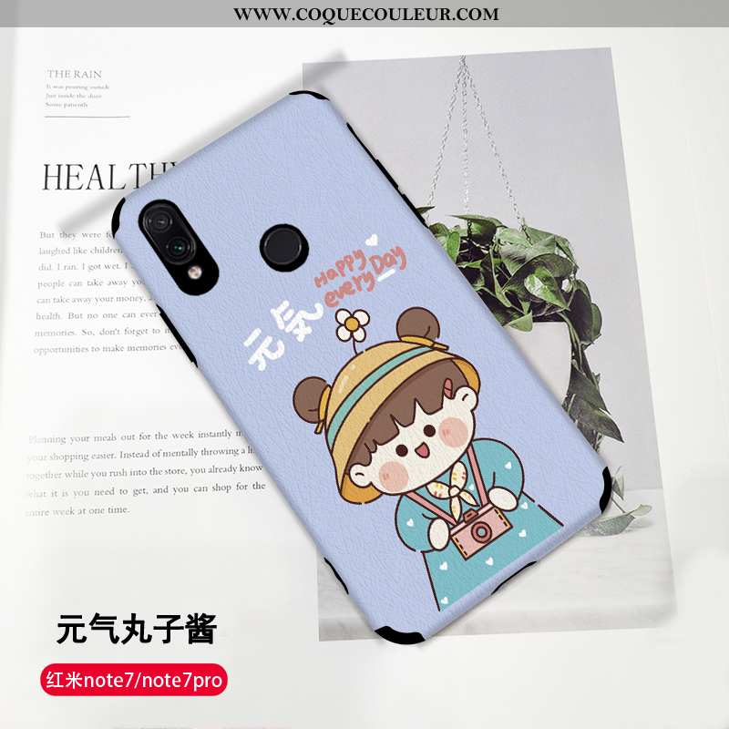 Étui Xiaomi Redmi Note 7 Silicone Soie Mulberry Chat, Coque Xiaomi Redmi Note 7 Protection Cuir Vert