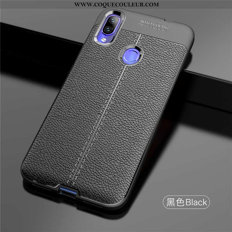 Coque Xiaomi Redmi Note 7 Protection Ultra Rouge, Housse Xiaomi Redmi Note 7 Délavé En Daim Petit Bl