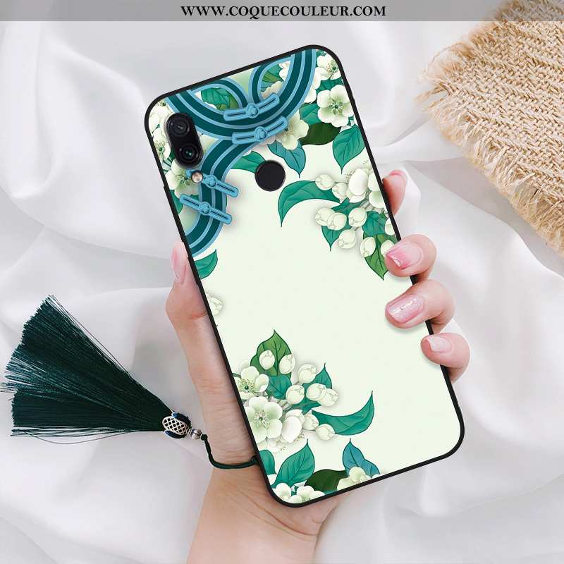 Étui Xiaomi Redmi Note 7 Protection Incassable Style Chinois, Coque Xiaomi Redmi Note 7 Délavé En Da