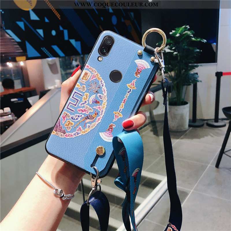 Housse Xiaomi Redmi Note 7 Légère Coque Petit, Étui Xiaomi Redmi Note 7 Fluide Doux Tendance Rose