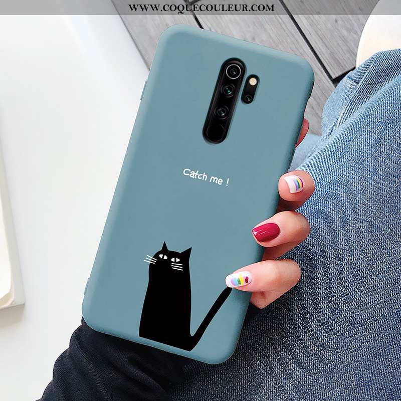 Coque Xiaomi Redmi Note 8 Pro Légère Simple, Housse Xiaomi Redmi Note 8 Pro Silicone Vert Verte