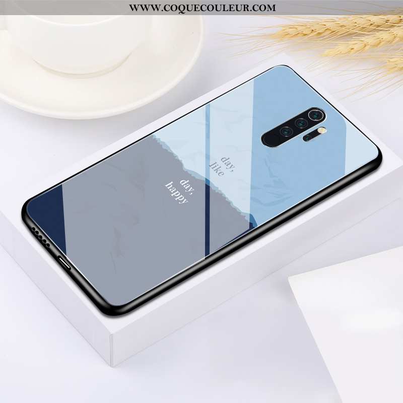 Coque Xiaomi Redmi Note 8 Pro Ultra Bleu, Housse Xiaomi Redmi Note 8 Pro Tendance Étui Bleu