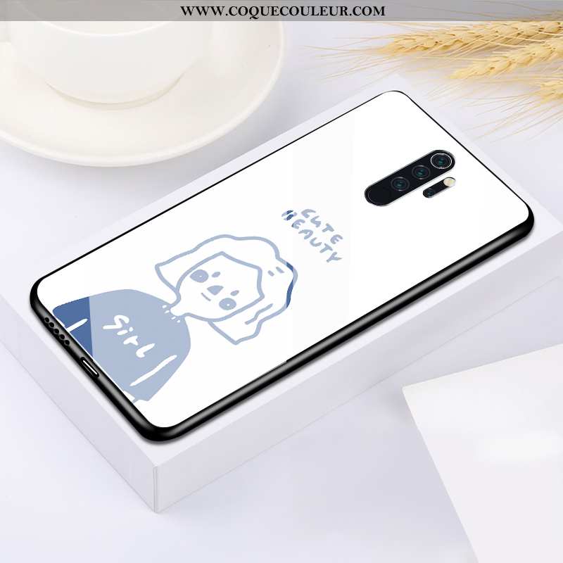 Coque Xiaomi Redmi Note 8 Pro Ultra Bleu, Housse Xiaomi Redmi Note 8 Pro Tendance Étui Bleu