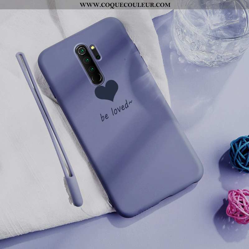 Étui Xiaomi Redmi Note 8 Pro Silicone Tout Compris Violet, Coque Xiaomi Redmi Note 8 Pro Protection 