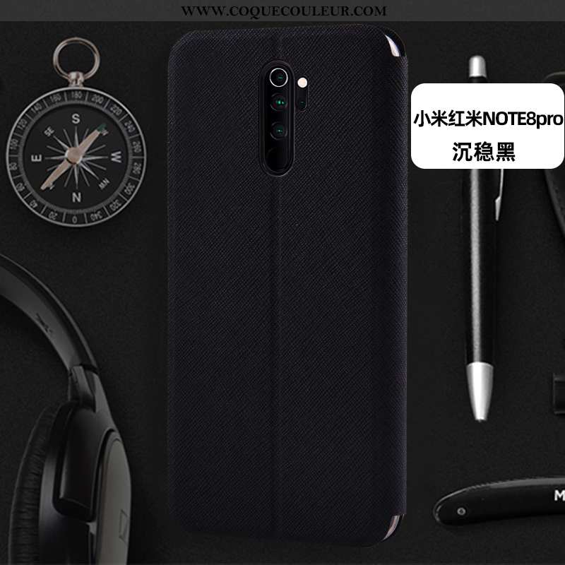 Étui Xiaomi Redmi Note 8 Pro Protection Silicone, Coque Xiaomi Redmi Note 8 Pro Cuir Téléphone Porta