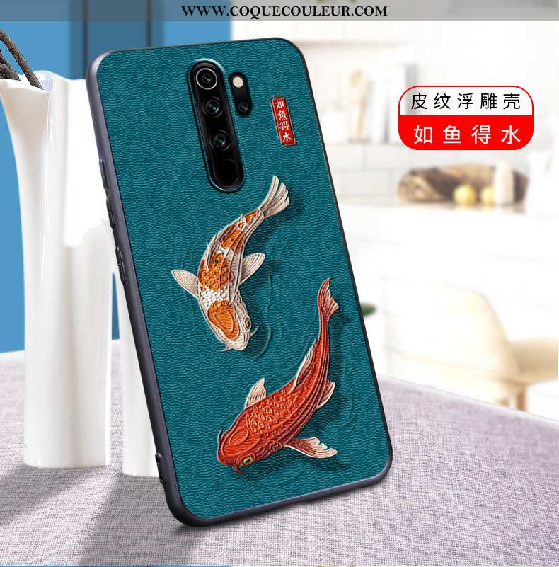 Coque Xiaomi Redmi Note 8 Pro Personnalité Délavé En Daim Silicone, Housse Xiaomi Redmi Note 8 Pro C