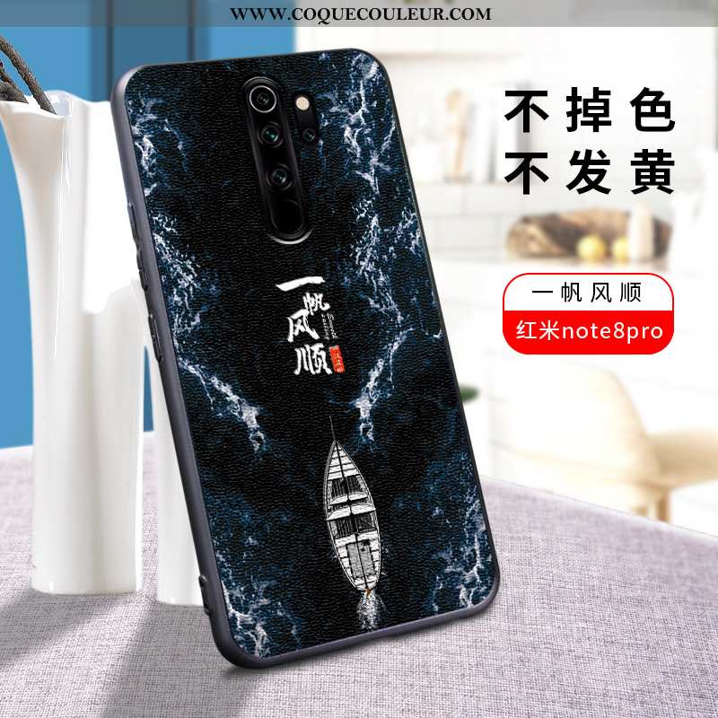 Coque Xiaomi Redmi Note 8 Pro Personnalité Délavé En Daim Silicone, Housse Xiaomi Redmi Note 8 Pro C