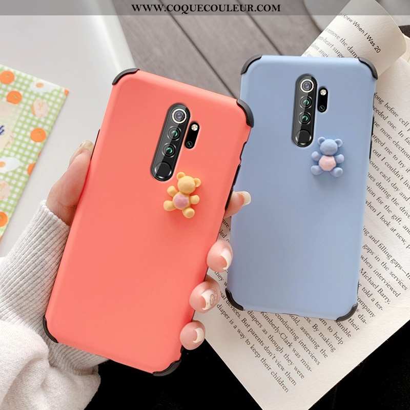 Étui Xiaomi Redmi Note 8 Pro Silicone Rouge Étui, Coque Xiaomi Redmi Note 8 Pro Protection Ours