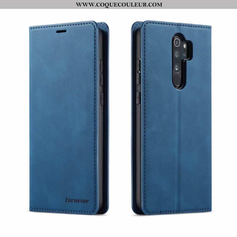 Housse Xiaomi Redmi Note 8 Pro Portefeuille Étui Rouge, Xiaomi Redmi Note 8 Pro Cuir Téléphone Porta