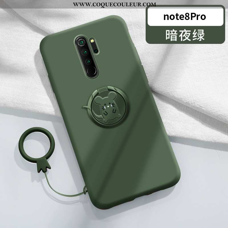 Housse Xiaomi Redmi Note 8 Pro Ornements Suspendus À Bord Vert, Étui Xiaomi Redmi Note 8 Pro Ultra A