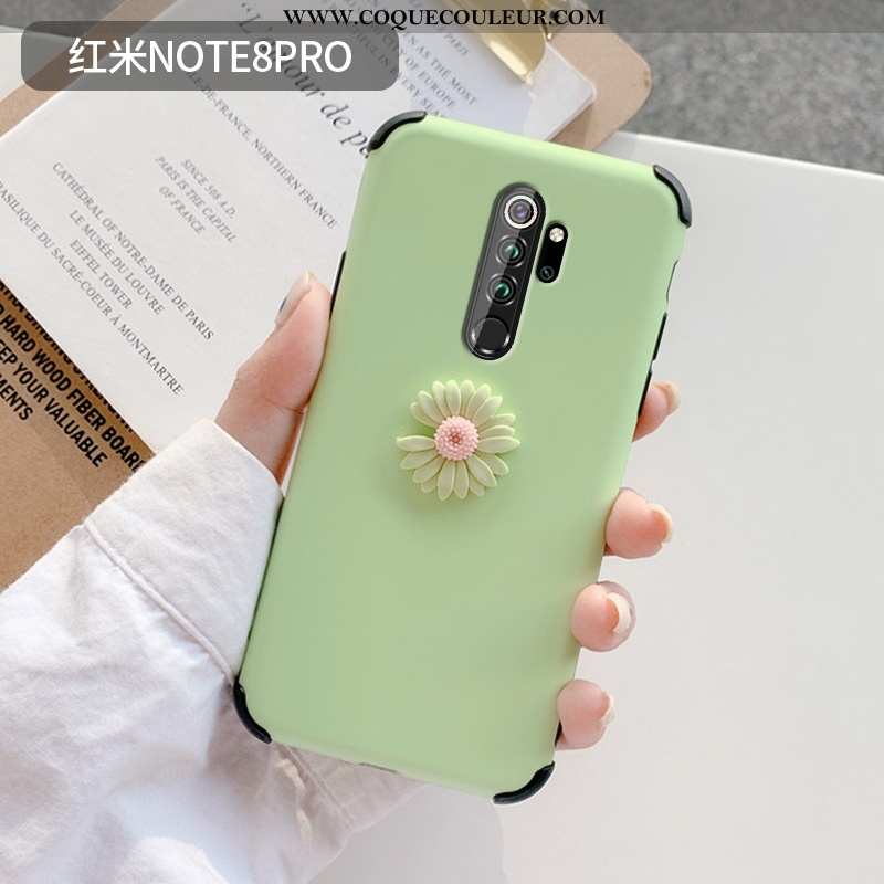 Coque Xiaomi Redmi Note 8 Pro Silicone Simple, Housse Xiaomi Redmi Note 8 Pro Protection Ultra Verte