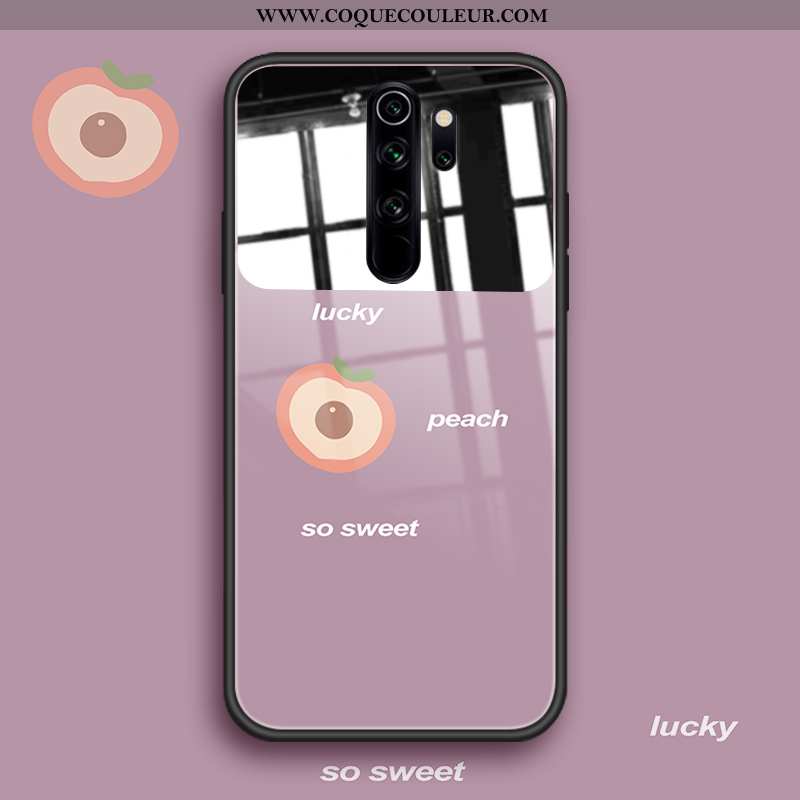 Coque Xiaomi Redmi Note 8 Pro Tendance Protection Verre, Housse Xiaomi Redmi Note 8 Pro Fluide Doux 