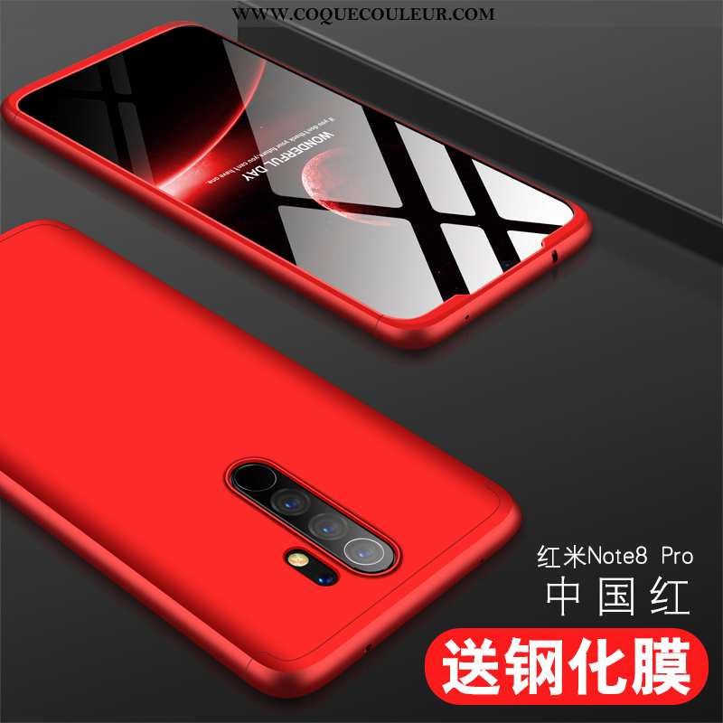 Coque Xiaomi Redmi Note 8 Pro Protection Tout Compris Rouge, Housse Xiaomi Redmi Note 8 Pro Mode Ble