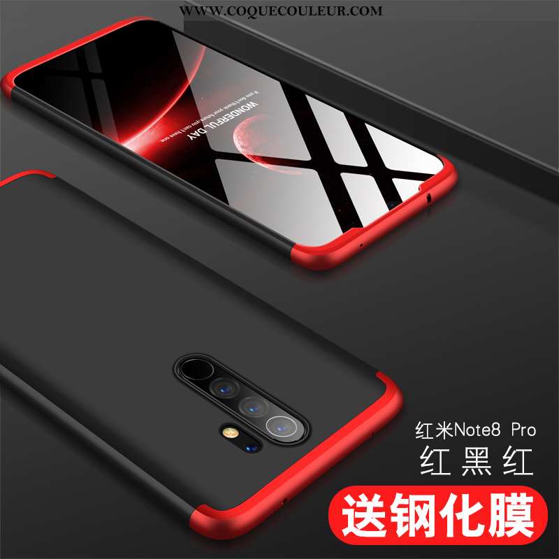 Coque Xiaomi Redmi Note 8 Pro Protection Tout Compris Rouge, Housse Xiaomi Redmi Note 8 Pro Mode Ble