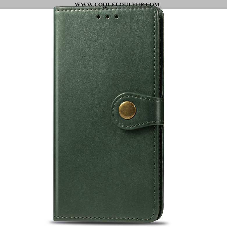 Coque Xiaomi Redmi Note 8 Pro Cuir Étui Coque, Housse Xiaomi Redmi Note 8 Pro Fluide Doux Petit Roug