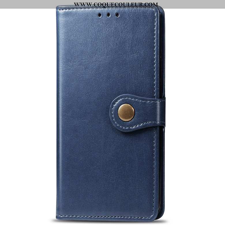 Coque Xiaomi Redmi Note 8 Pro Cuir Étui Coque, Housse Xiaomi Redmi Note 8 Pro Fluide Doux Petit Roug