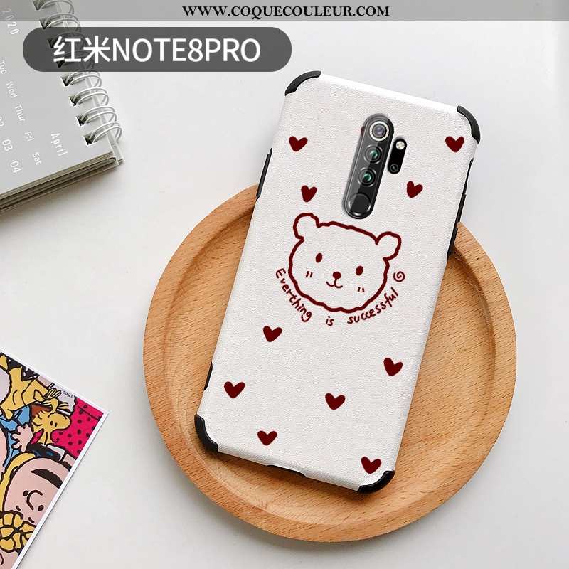 Coque Xiaomi Redmi Note 8 Pro Silicone Dessin Animé, Housse Xiaomi Redmi Note 8 Pro Mode Modèle Fleu