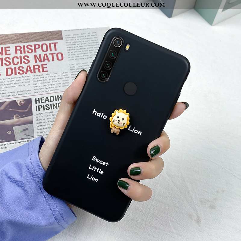 Étui Xiaomi Redmi Note 8t Charmant Tout Compris Lion, Coque Xiaomi Redmi Note 8t Tendance Jaune