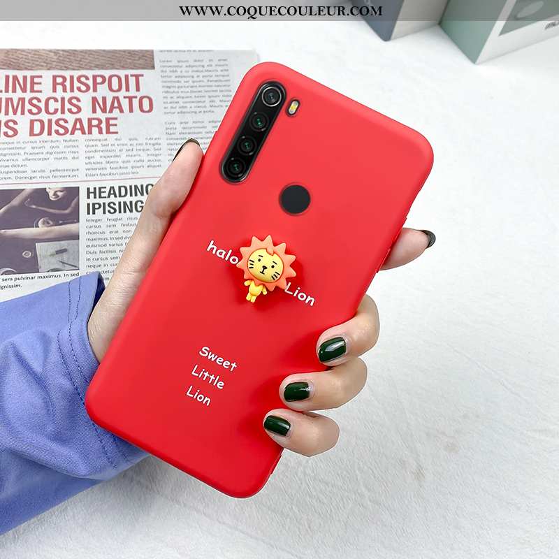 Étui Xiaomi Redmi Note 8t Charmant Tout Compris Lion, Coque Xiaomi Redmi Note 8t Tendance Jaune