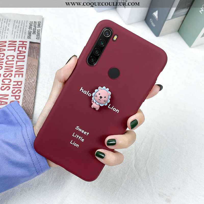 Étui Xiaomi Redmi Note 8t Charmant Tout Compris Lion, Coque Xiaomi Redmi Note 8t Tendance Jaune