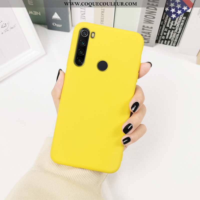 Étui Xiaomi Redmi Note 8t Créatif Protection Silicone, Coque Xiaomi Redmi Note 8t Tendance Jaune