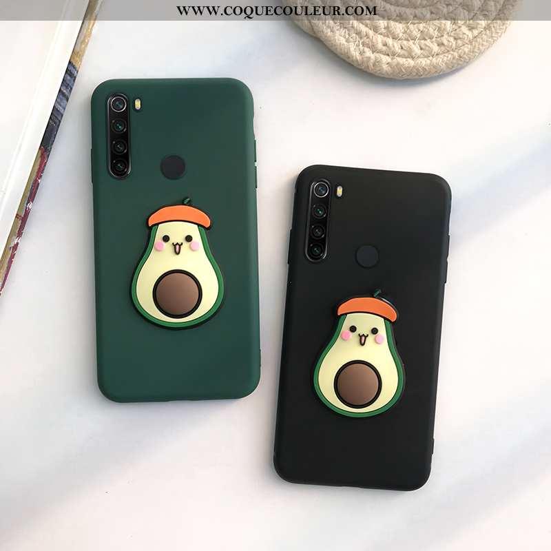 Étui Xiaomi Redmi Note 8t Charmant Net Rouge Silicone, Coque Xiaomi Redmi Note 8t Tendance Noir