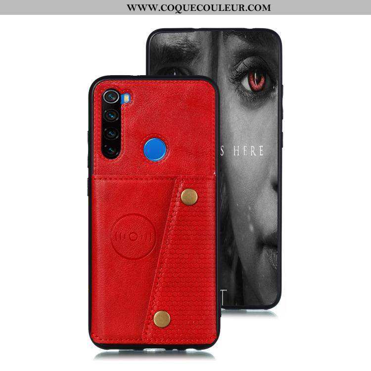 Housse Xiaomi Redmi Note 8t Coque En Silicone Rouge Coque, Étui Xiaomi Redmi Note 8t Protection Noir