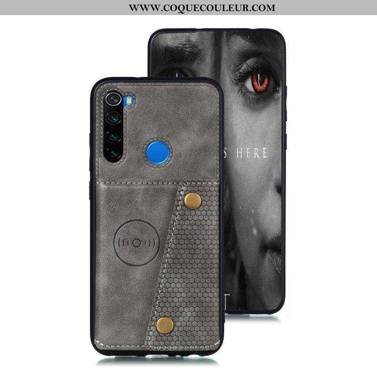 Housse Xiaomi Redmi Note 8t Coque En Silicone Rouge Coque, Étui Xiaomi Redmi Note 8t Protection Noir