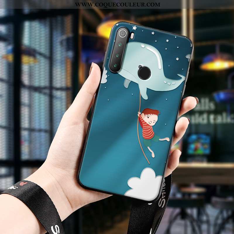 Étui Xiaomi Redmi Note 8t Gaufrage Délavé En Daim Étui, Coque Xiaomi Redmi Note 8t Charmant Silicone