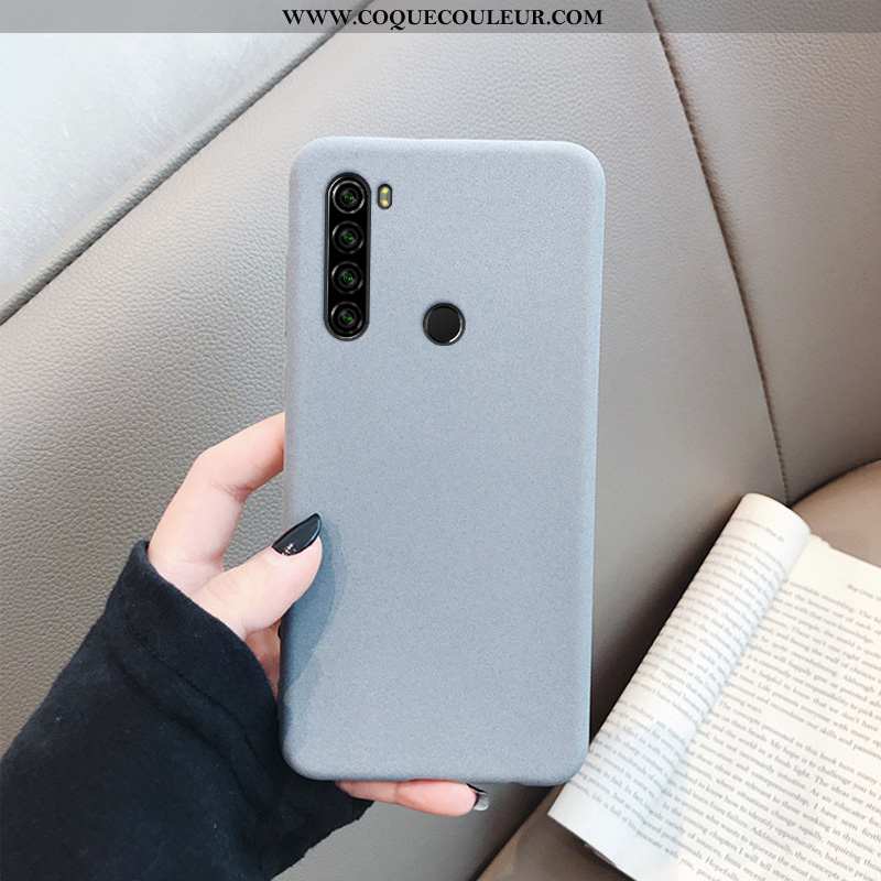 Housse Xiaomi Redmi Note 8t Délavé En Daim Légère Fluide Doux, Étui Xiaomi Redmi Note 8t Ultra Coque