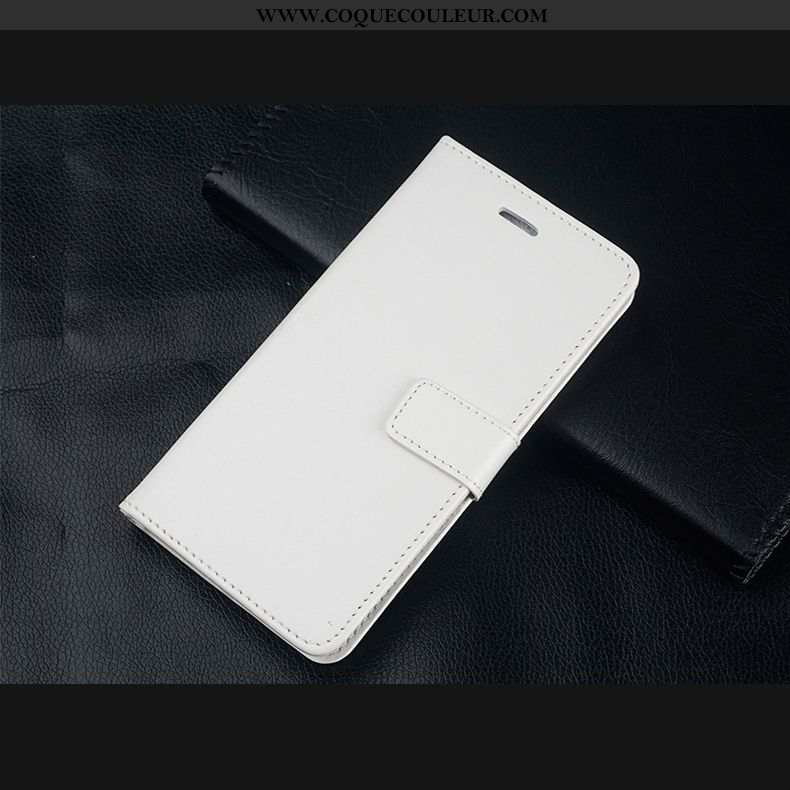 Étui Xiaomi Redmi Note 8t Cuir Silicone Blanc, Coque Xiaomi Redmi Note 8t Fluide Doux Membrane Blanc
