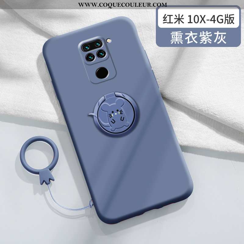 Housse Xiaomi Redmi Note 9 Légère Bleu Protection, Étui Xiaomi Redmi Note 9 Fluide Doux Créatif