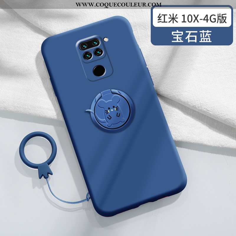 Housse Xiaomi Redmi Note 9 Légère Bleu Protection, Étui Xiaomi Redmi Note 9 Fluide Doux Créatif