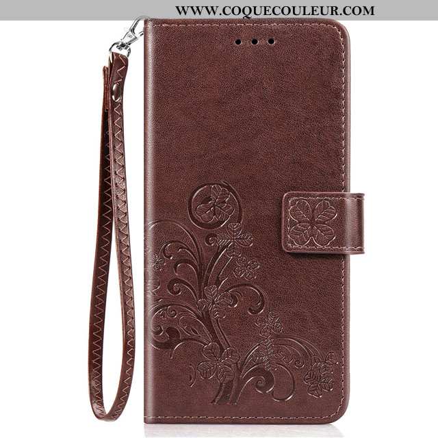 Housse Xiaomi Redmi Note 9 Fluide Doux Téléphone Portable Violet, Étui Xiaomi Redmi Note 9 Cuir Roug