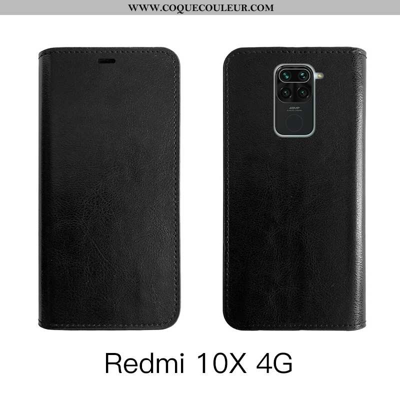 Housse Xiaomi Redmi Note 9 Cuir Véritable Protection, Étui Xiaomi Redmi Note 9 Cuir Tout Compris Mar