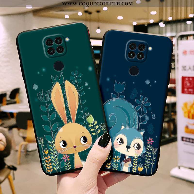 Housse Xiaomi Redmi Note 9 Vintage Fluide Doux Coque, Étui Xiaomi Redmi Note 9 Tendance Charmant Ble