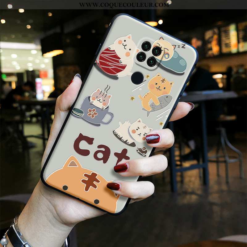 Housse Xiaomi Redmi Note 9 Vintage Fluide Doux Coque, Étui Xiaomi Redmi Note 9 Tendance Charmant Ble