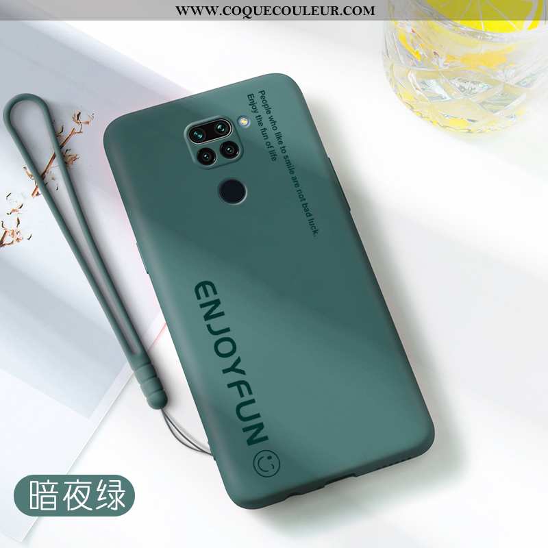 Étui Xiaomi Redmi Note 9 Protection Mode Coque, Coque Xiaomi Redmi Note 9 Personnalité Tendance Vert