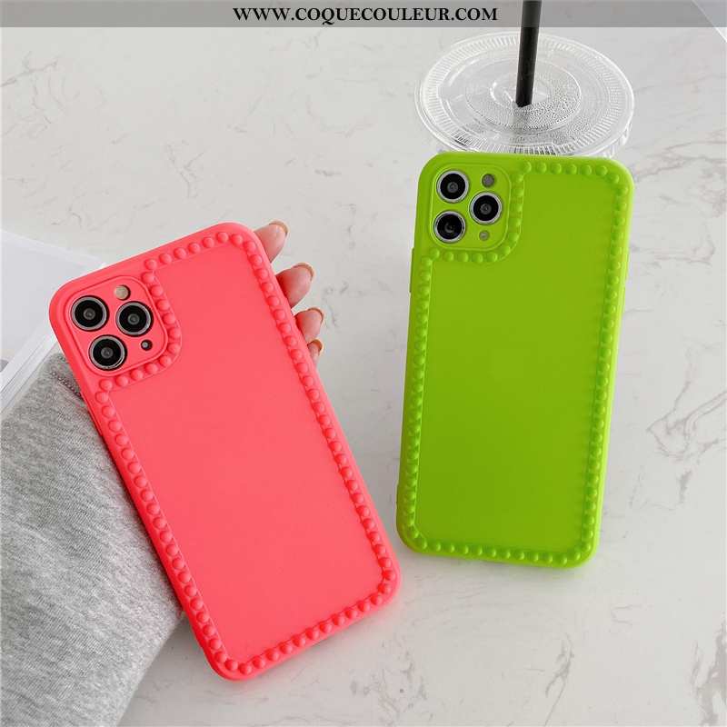 Étui iPhone 11 Pro Max Personnalité Silicone Vent, Coque iPhone 11 Pro Max Créatif Tout Compris Vert