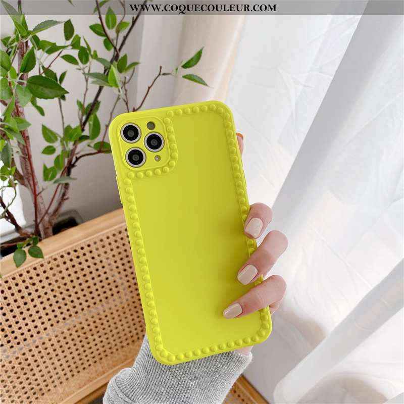 Étui iPhone 11 Pro Max Personnalité Silicone Vent, Coque iPhone 11 Pro Max Créatif Tout Compris Vert