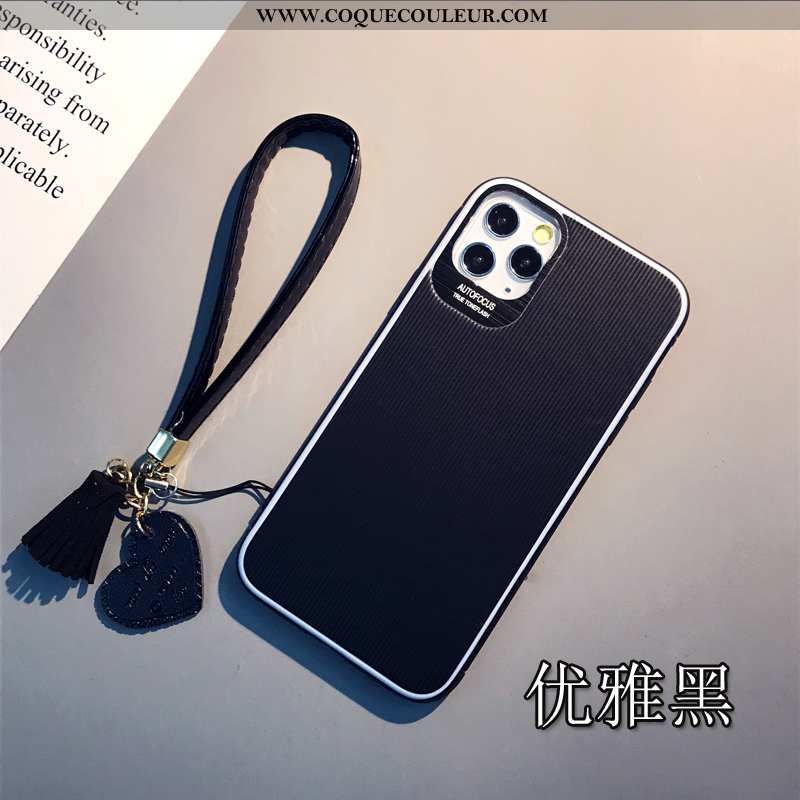 Étui iPhone 11 Pro Max Tendance Coque Incassable, iPhone 11 Pro Max Cuir Personnalité Verte