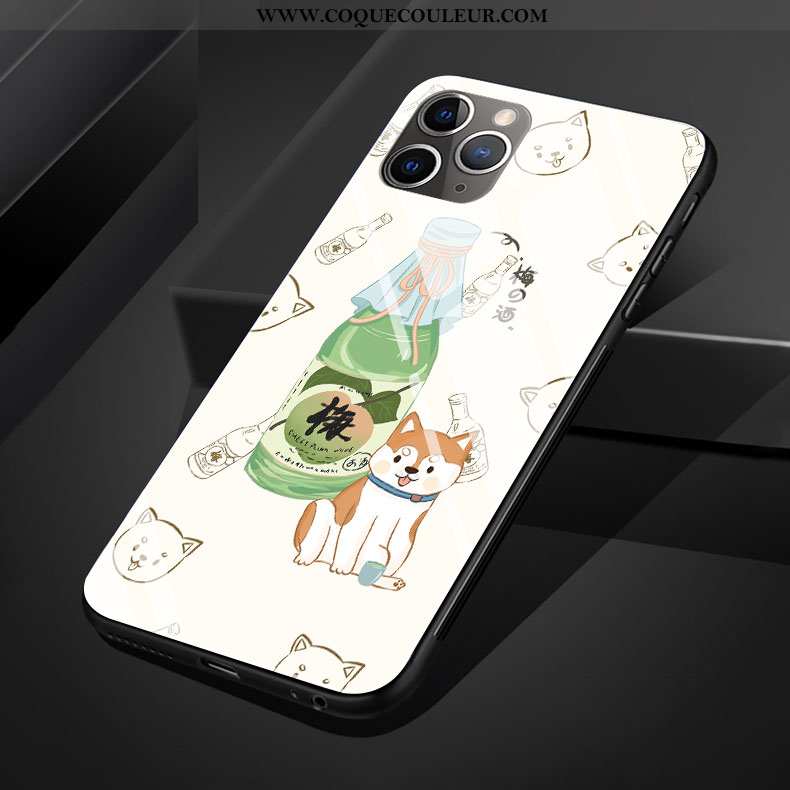 Étui iPhone 11 Pro Max Dessin Animé Lapin Protection, Coque iPhone 11 Pro Max Silicone Rose