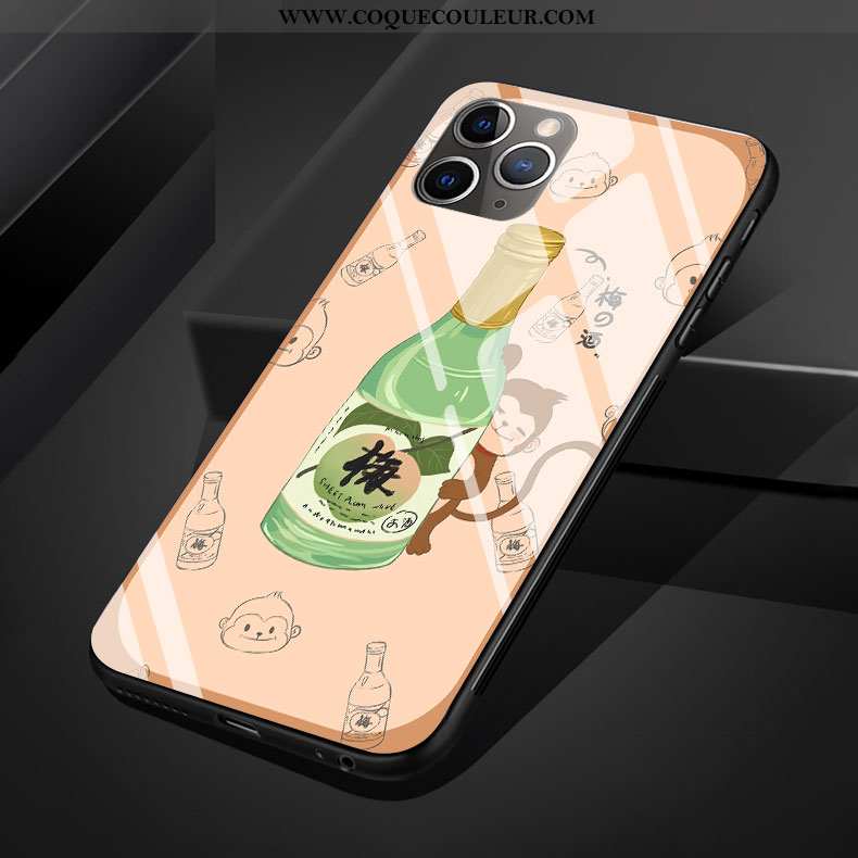 Étui iPhone 11 Pro Max Dessin Animé Lapin Protection, Coque iPhone 11 Pro Max Silicone Rose